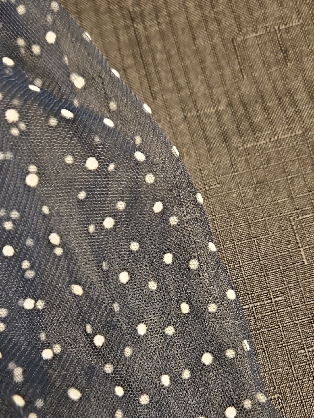 Choklate Paris Navy Polka Dot Tulle Skater Skirt M - Picture 13 of 13